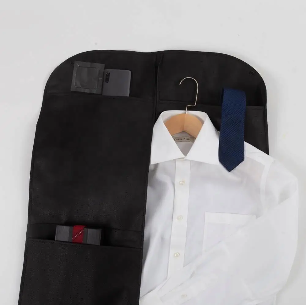 PomeloHome mens suit zip lock carry bag custom printed  eco friendly dance  bulk custom garment bags