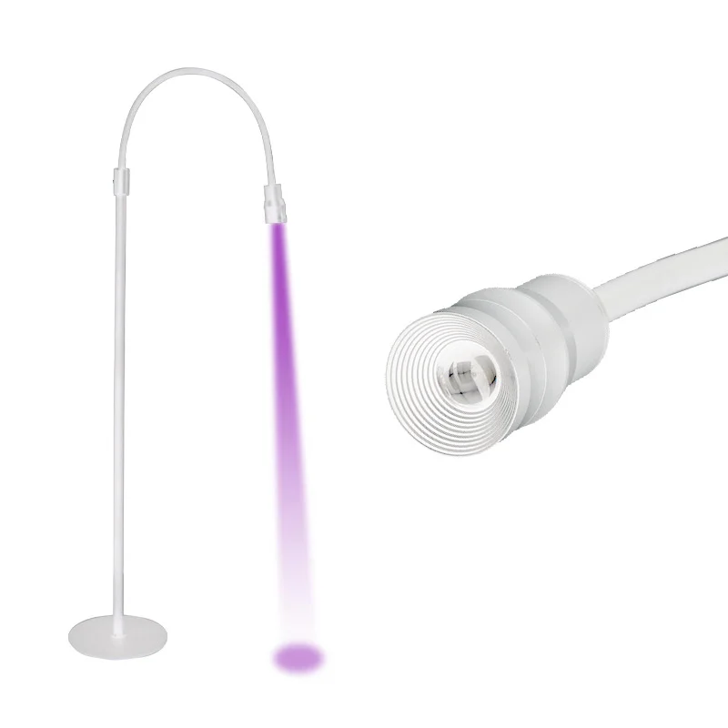 Hot Lash UV Curing Lamp Floor with Foot Petal 5W/10W UV False Eyelash Extension Light Nail Dryer Grafting Glue Fast Curing lamp