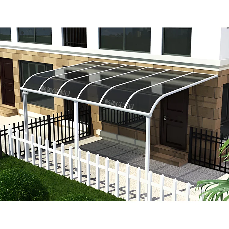 Aluminum Canopy Powder Coated Frame Waterproof Polycarbonate Gazebo Outdoor Patio Garden Canopy