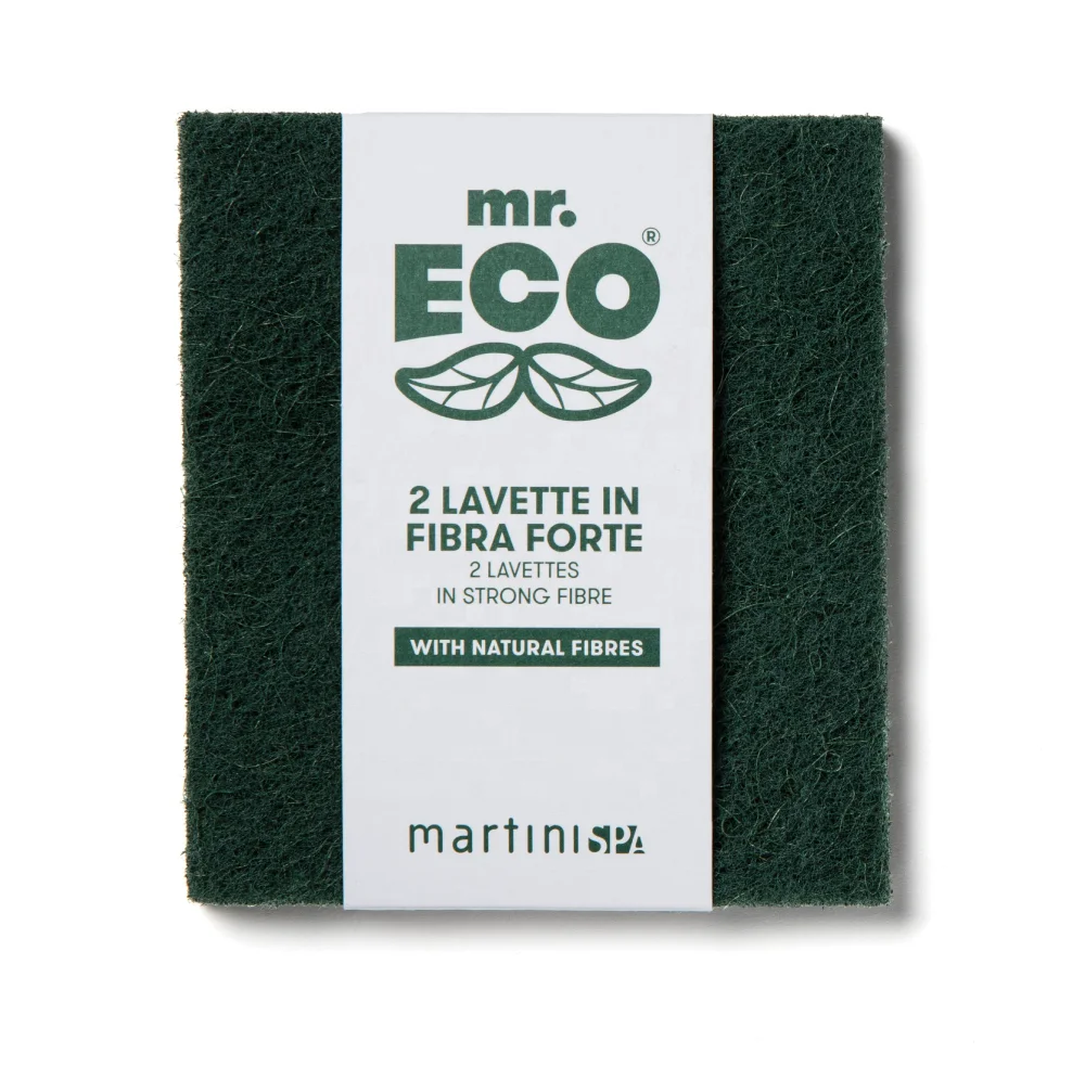 Martini SPA Made in Italy Eco-friendly High Quality 2 Strong Scourer Cloth Private Label