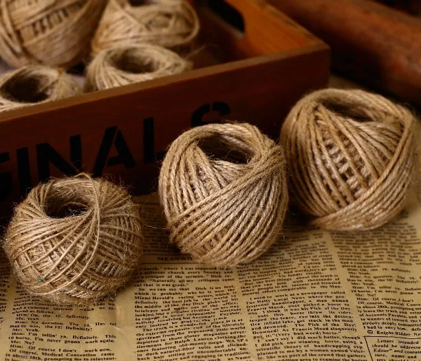 Top Quality Natural 1-60mm Best Quality Factory Bulk Jute Sisal Natural Braided Twist Rope DIY Decoration