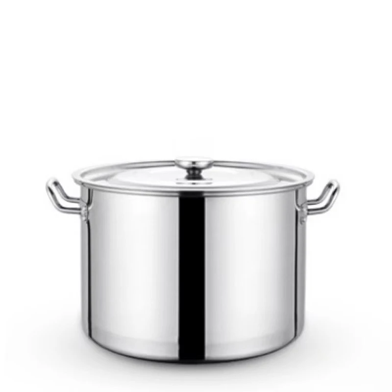 Wholesale Metal round Cookware Set Commercial Kitchen Pots for Restaurant Soup Cooking for Commercial Use