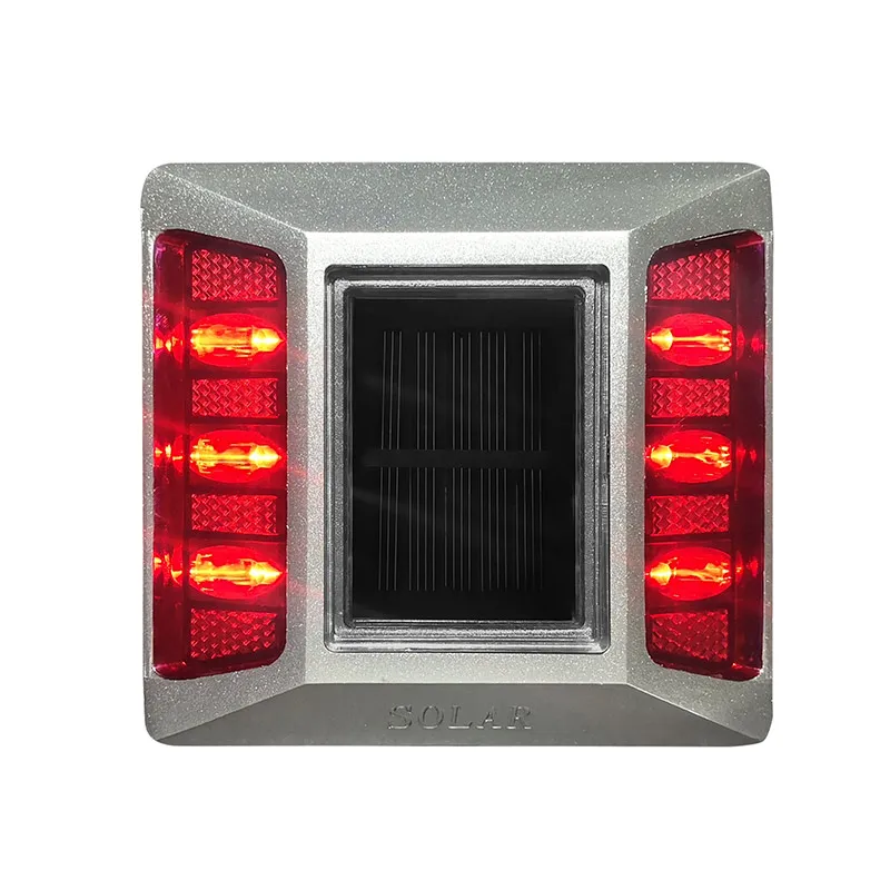 Aluminium Flashing Solar Road Stud Circular Solar Pavement Marker