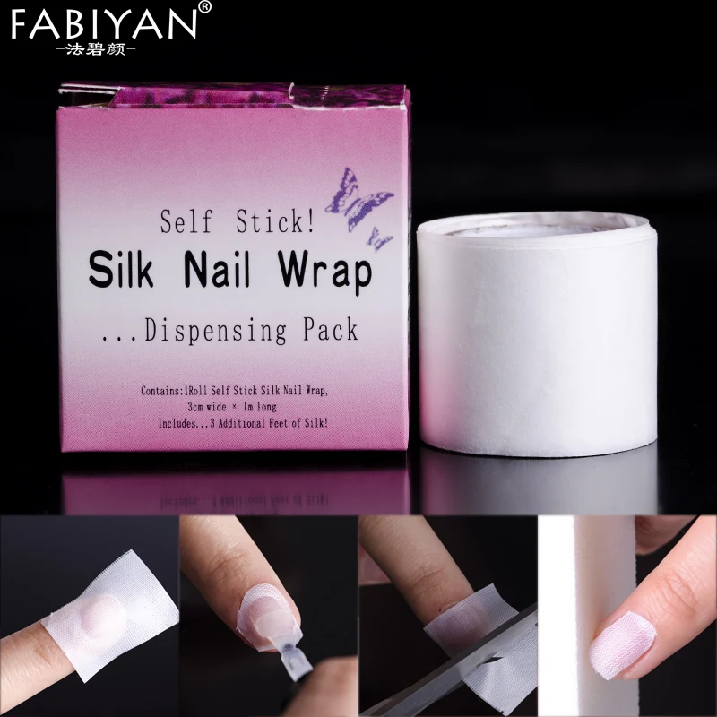 
Fiberglass Nail Art Adhesive Tape Manicure Accessory for Self Adhesive Acrylic Gel Polish Sticker Guide Adhesive 