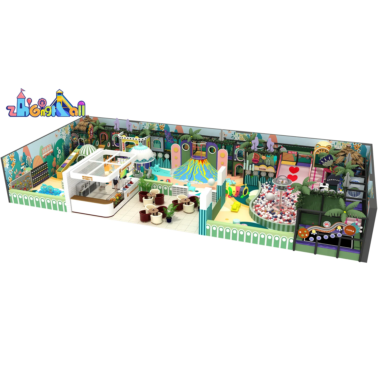 Children Commercial Indoor Playground Equipment Kids Soft Play Area Indoor Playground Role Play Soft Playground For Children