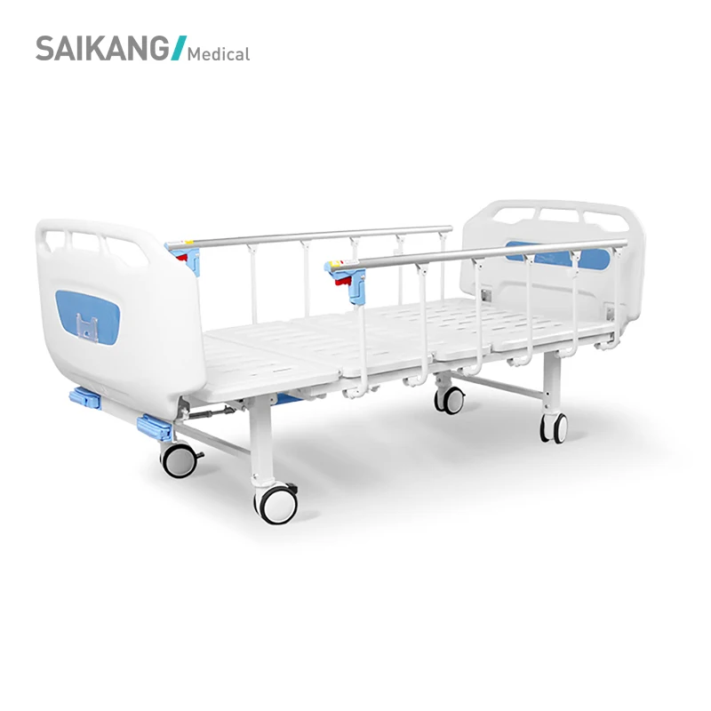 D2w SAIKANG Durable Hospital Room Furniture Used Metal 2 Crank 2 Function Adjustable Manual Hospital Bed Price