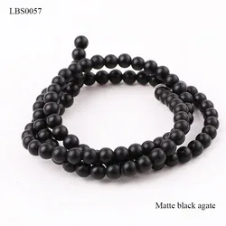 Hongyu Wholesale 4 6 8 10 12mm Natural Stone Beads Gemstone Jasper Tiger Eye Lava Loose Beads For Jewelry DIY Making