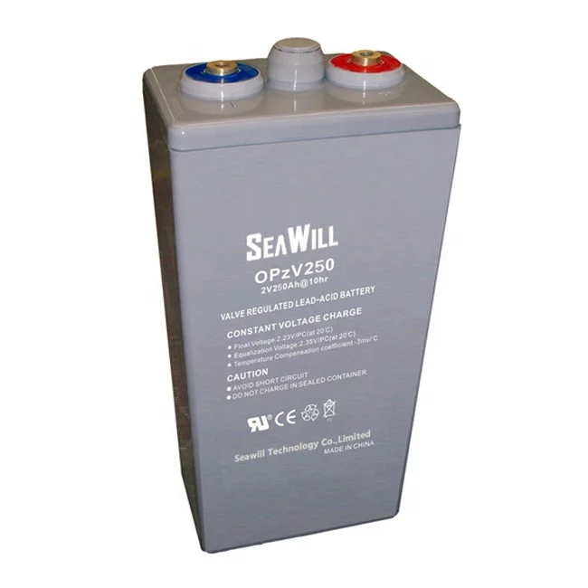 Rechargeable Tubular Plate lead acid OPzV gel battery 2v 3000Ah for Energy Storage