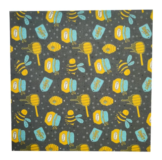 Eco Friendly sustainable products zero waste beeswax reusable wrapping paper for foods