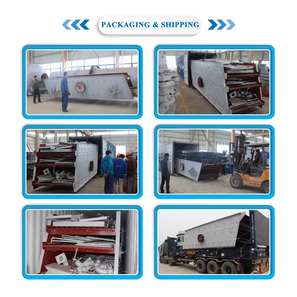 Песок Рок гравий камень Вибрационный экран сепаратор для песка и камня