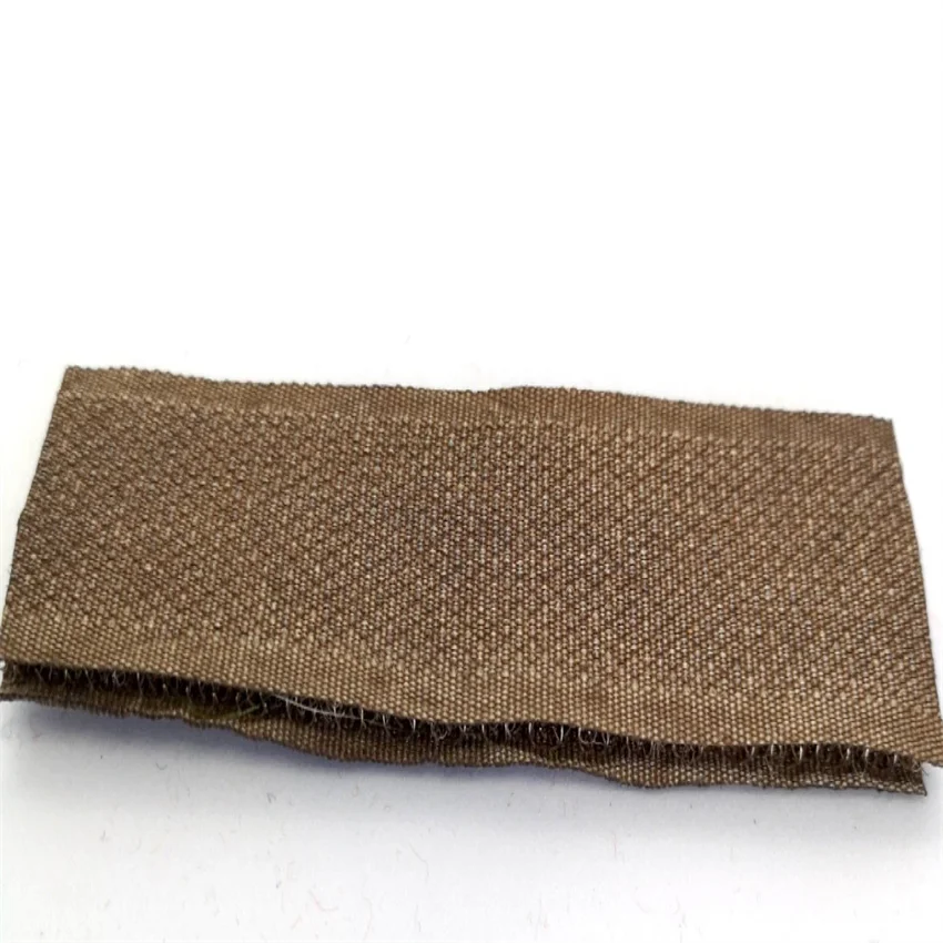 Silver fiber EMF Shielding Hook and Loop fastener tape Conductive Velcroes