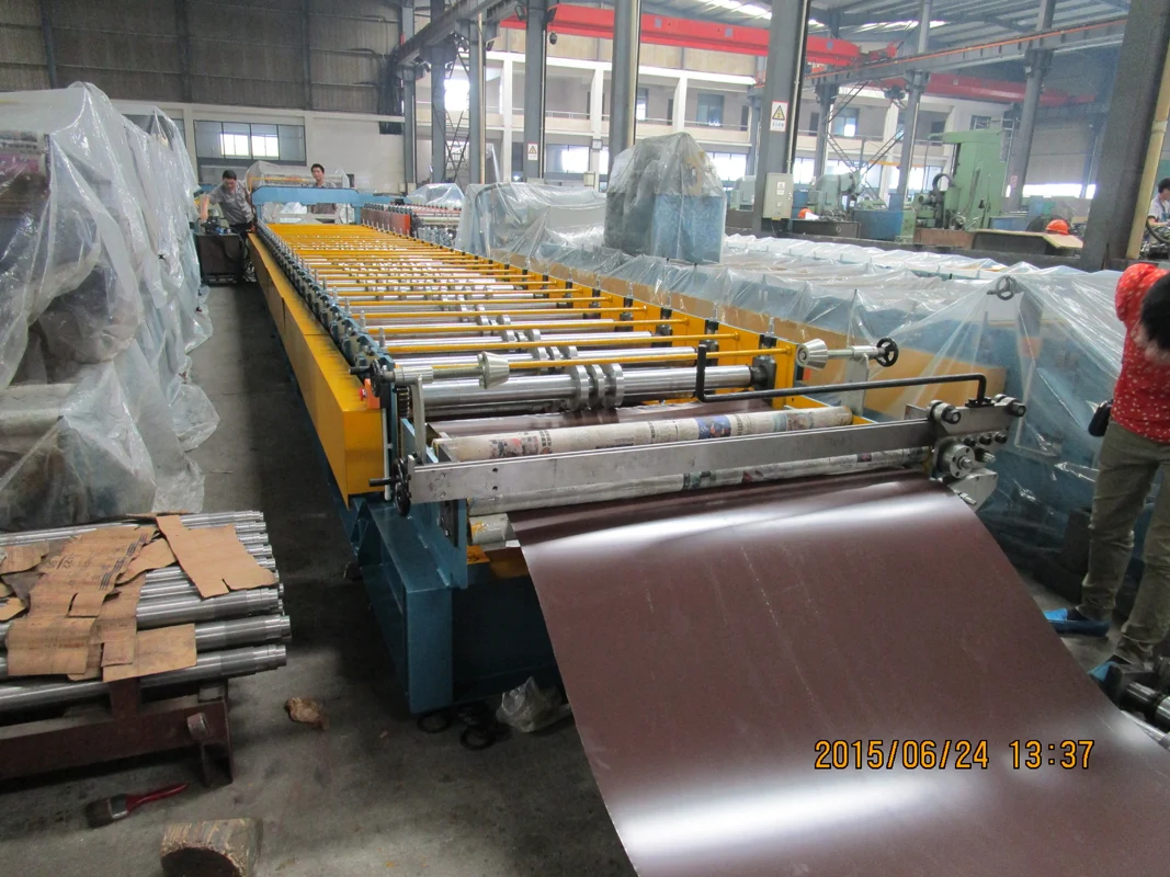 Building Material Galvanized Corrugated Roof Sheet Making Machine in china