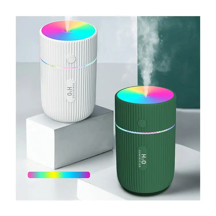 
High Quality Home Appliances Wireless Rechargeable Mini Car Air Humidifier With Light 