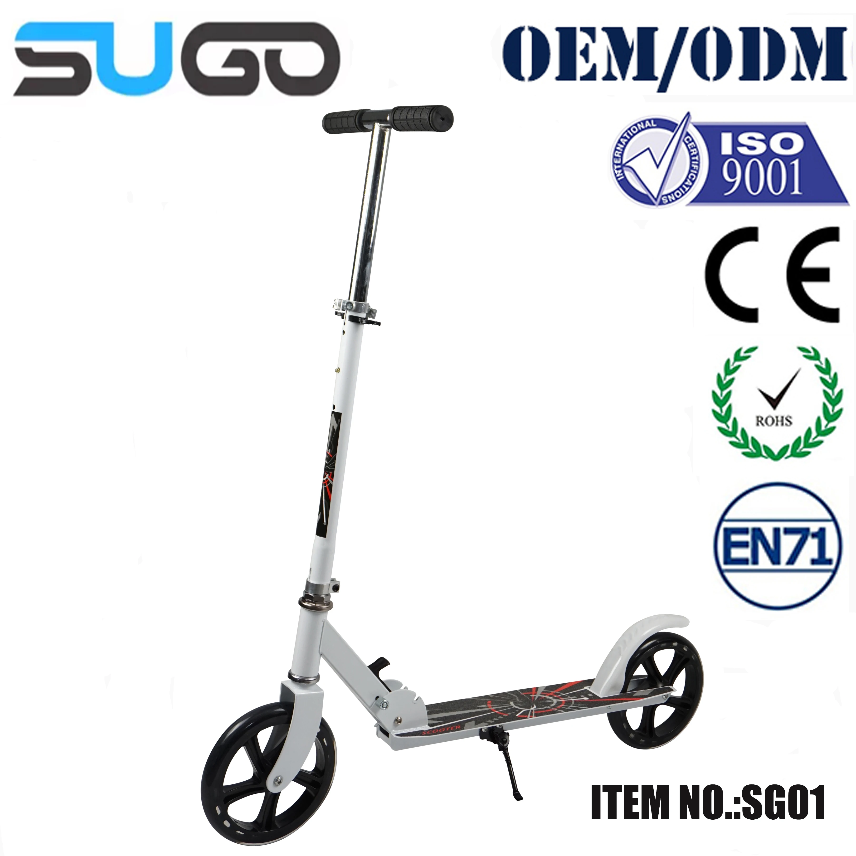 2024 Hot Selling Kids Scooter 2 Wheels Max Load 100kgs Kick Scooter With Front Wheel Mudguard