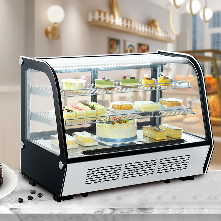 Холодильник для тортов витрина дисплей кулер настольного типа дуговой шкаф холодильник стеклянная дверь низкозатратный