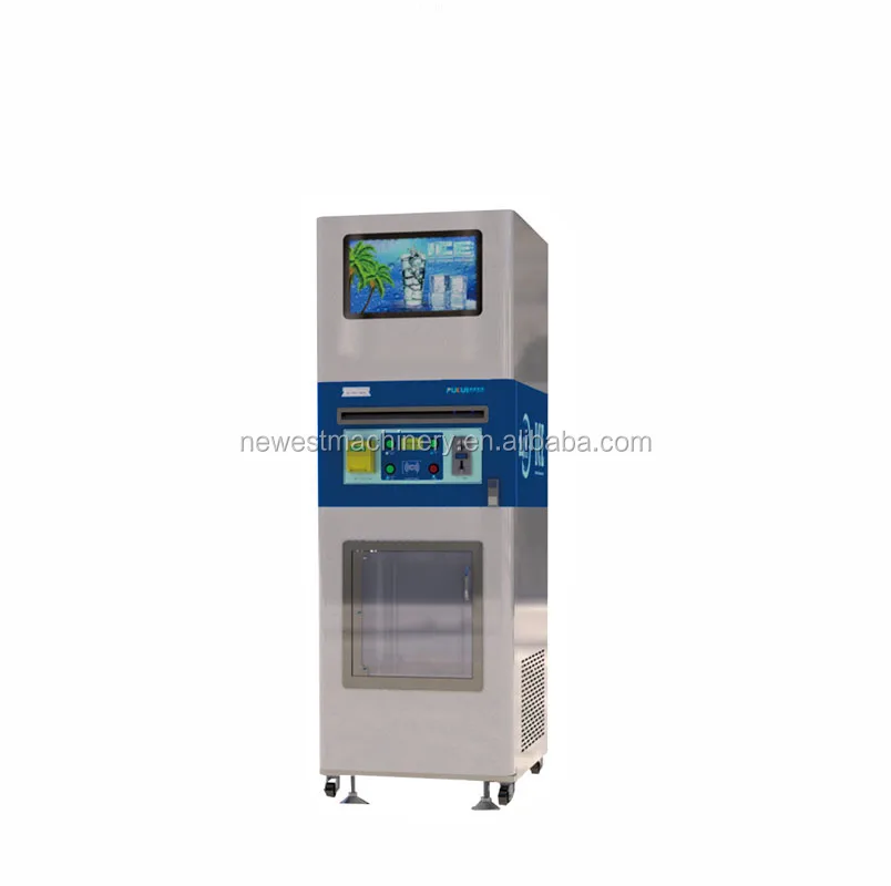 Coin operated ice maker vending machine/vending ice machine/Ice making vending machine ice cubes Philippine