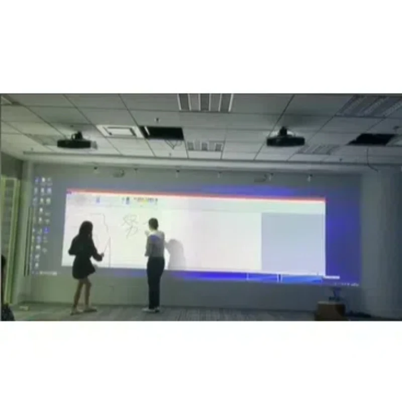 interactive whiteboard projection 2mm precision finger writing multi touch auto calibration portable smart board