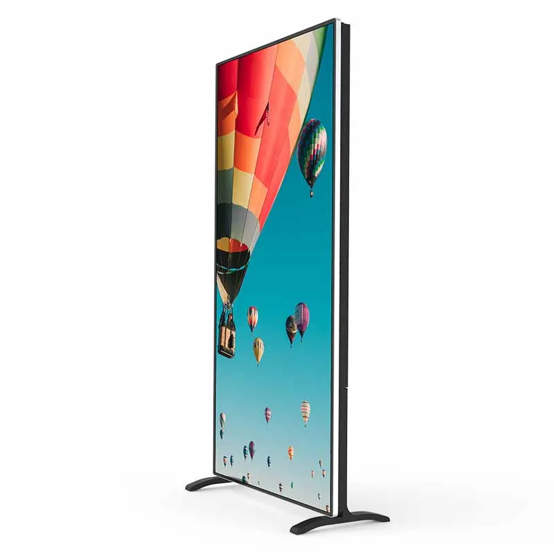 85 inch vertical led panel stand advertising display led advertising machine full 55 inch indoor hd big advertising screen