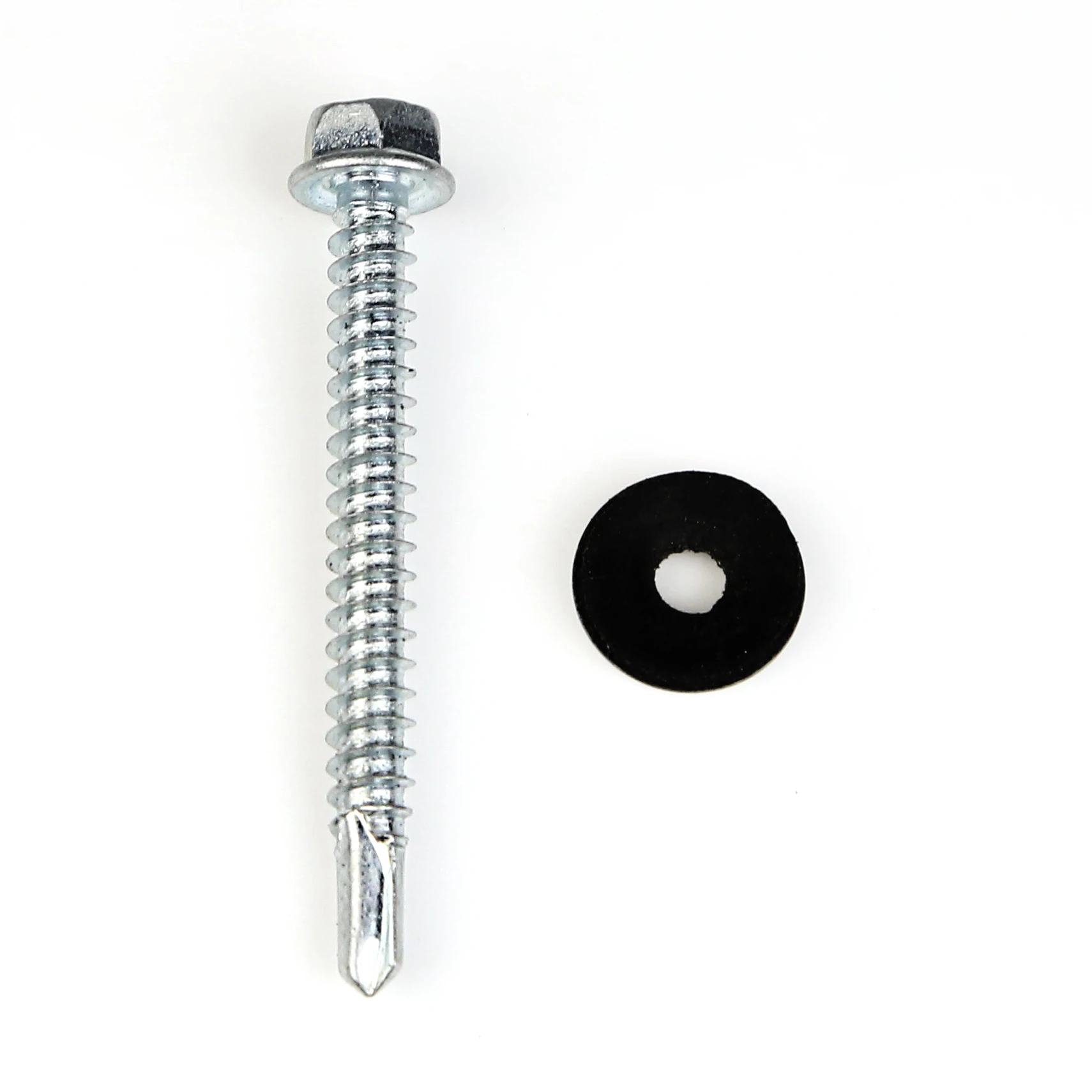 High quality brand factory galvanized hex head screw washer self drilling screw