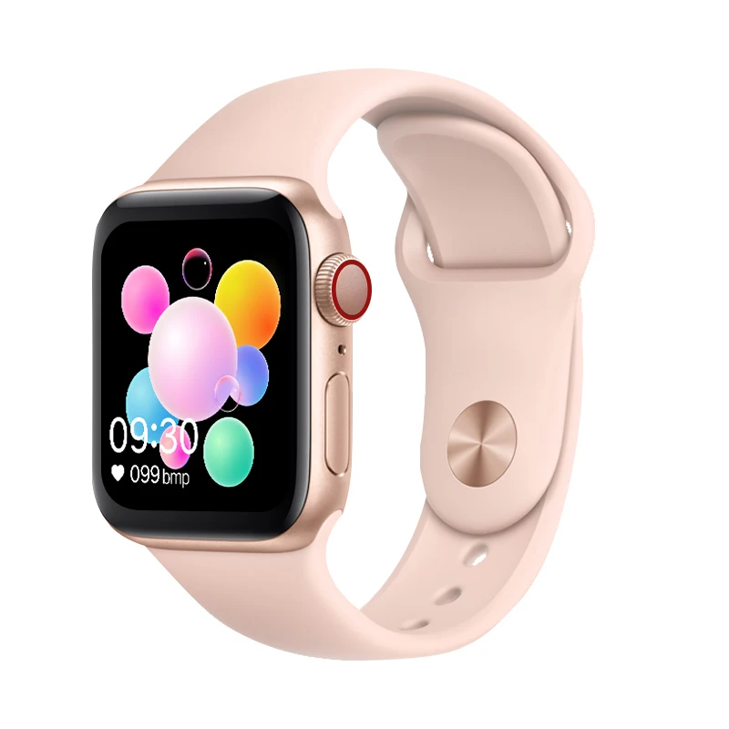 New design touch screen IP68 waterproof fitness smart watch with heart rate monitor