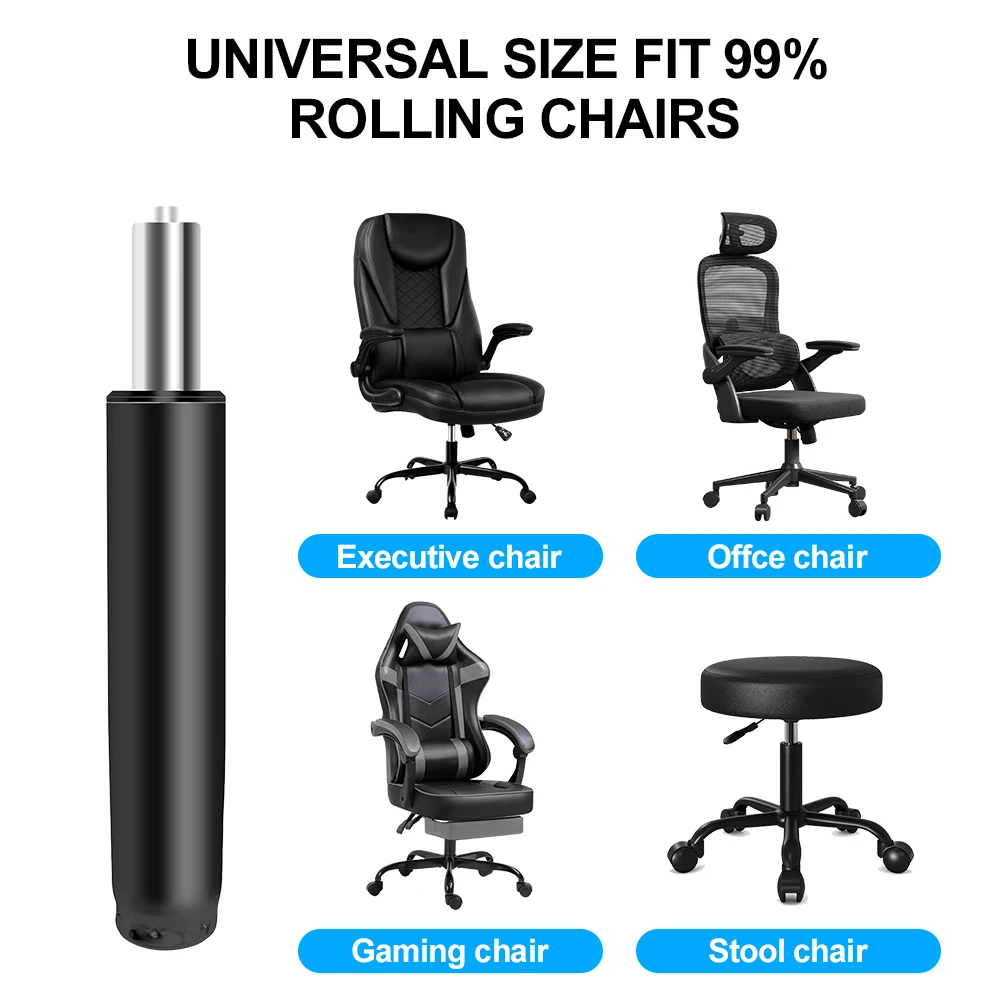 KEDE factory price hot selling office chair A120 class 1 2 3 electroplate cylinder gas spring