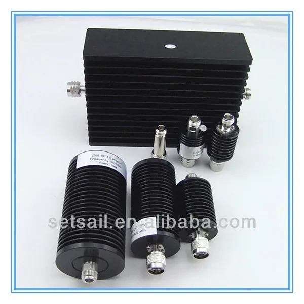 100W 6G RF Coaxial Fixed Attenuator With N Male To N Female Connector For IBS
