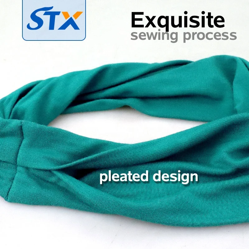 Shuntaixin Wholesale Designer Fashion Fit Face Skincare Makeup Woman Hair Band Cloth Elastic Custom Sports Headband With Logo