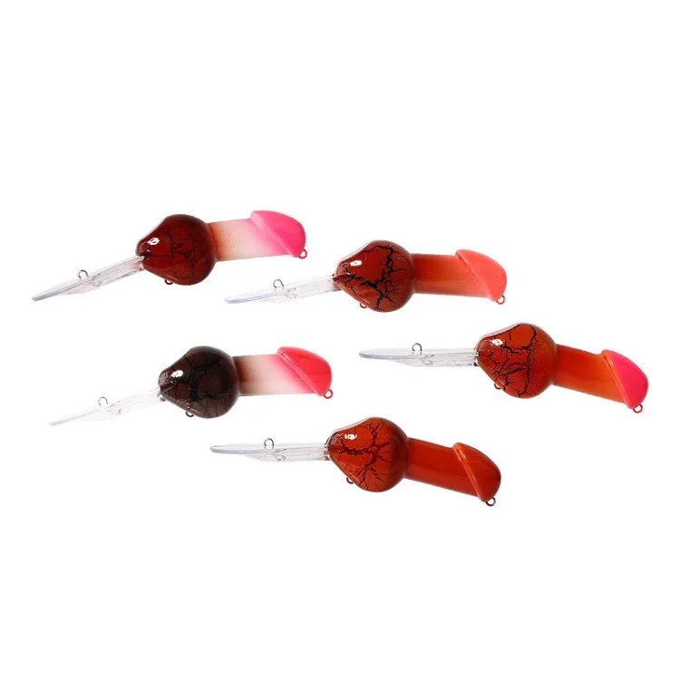 New Design JJ Fishing Bait 139mm 27g Artificial Penis Lure Deep Diving Crankbait Fishing Lure