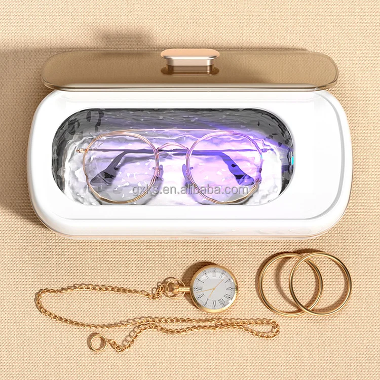 Home Electronic Portable Ultrasonic Cleaner Jewelry Watch Glasses Digital Cleaning Machine UV Ultrasonic Cleaner