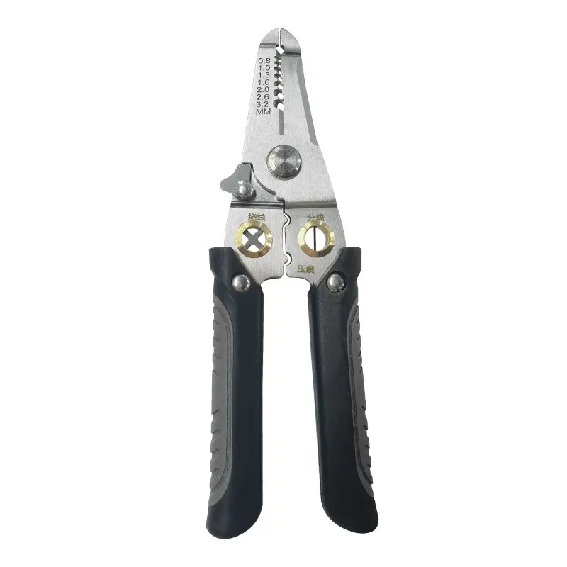 Factory wholesale pliers Silver nickel chromium steel (stainless steel) multi-function wire stripper