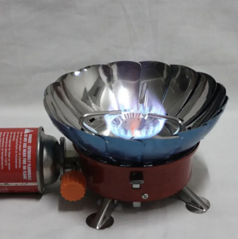 Outdoor Camping Stove Portable Snap-Type butane propane Lotus Burner Gas Cooking Stoves For Travelling Hiking Picnics