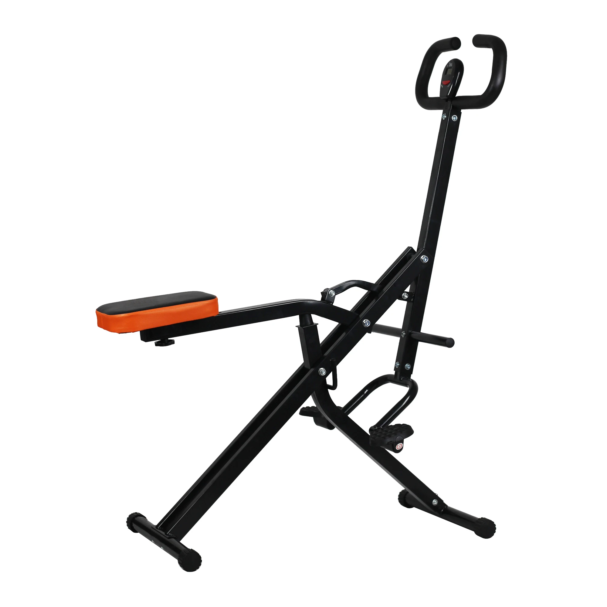 Foldable Home Use Full Stretching Horse Riding Machine with 12 gears Hydraulic Cylinder LED Display Fitness Equipment