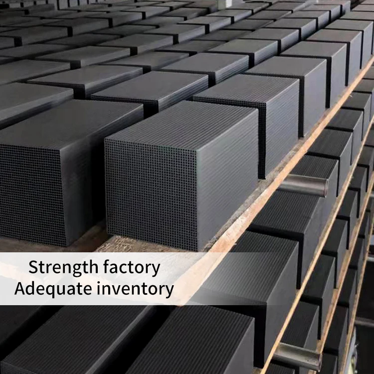 Honeycomb activated carbon removes acid fog alkali fog