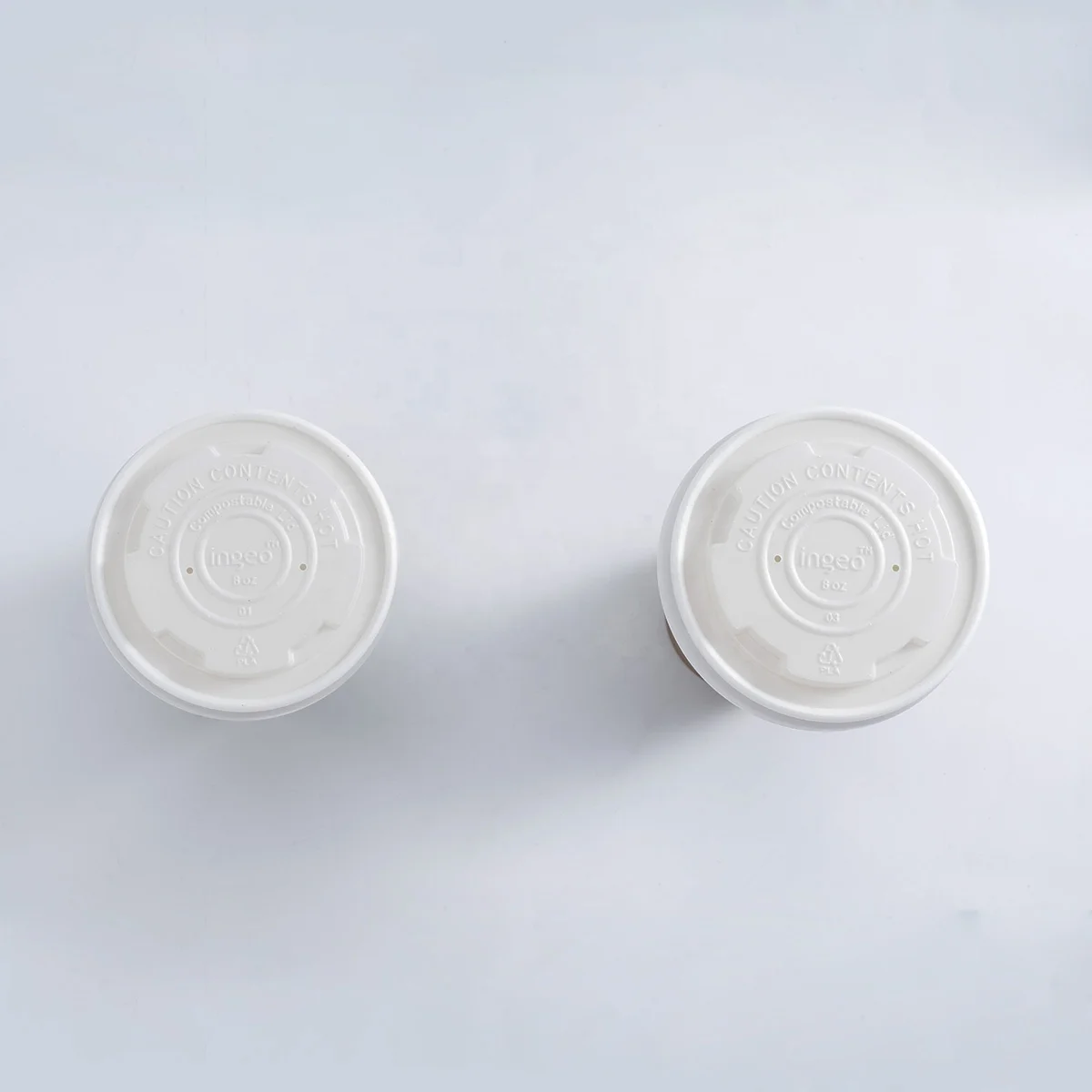 BPI certified biodegradable cup lid cpla cup lid