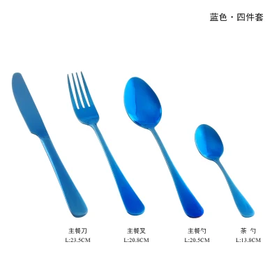 
Bulk Gold Plated Stainless Steel Cutlery Set wedding Fork Spoon Knife Black copper Rose gold Cutlery for wedding flatware set 