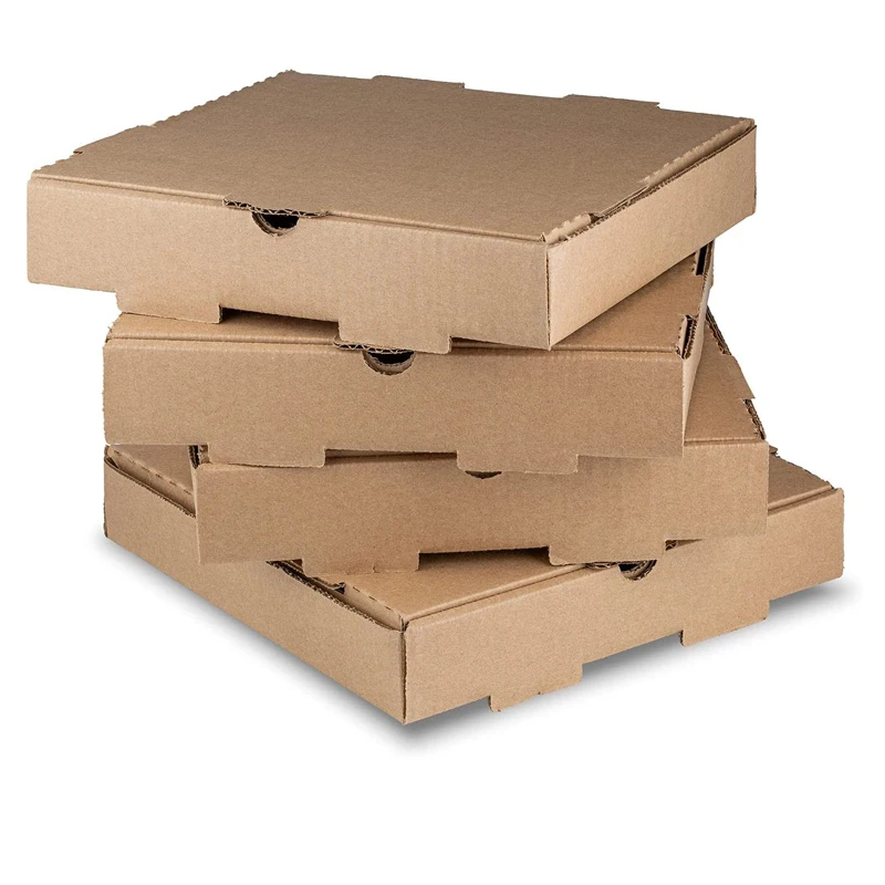 Wholesale Custom Logo Mini Corrugated Carton 12 Inch Cheap Price Reusable Slice Printing Pizza Box