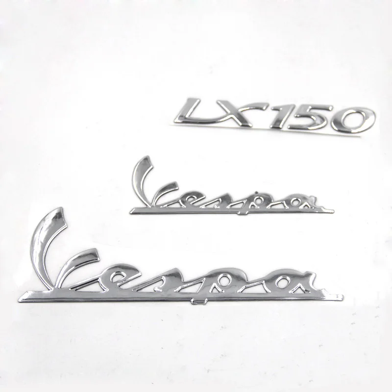 For vespa lx125 lx150 custom 3D soft glue adhesive motorcycle body logo decals stickers