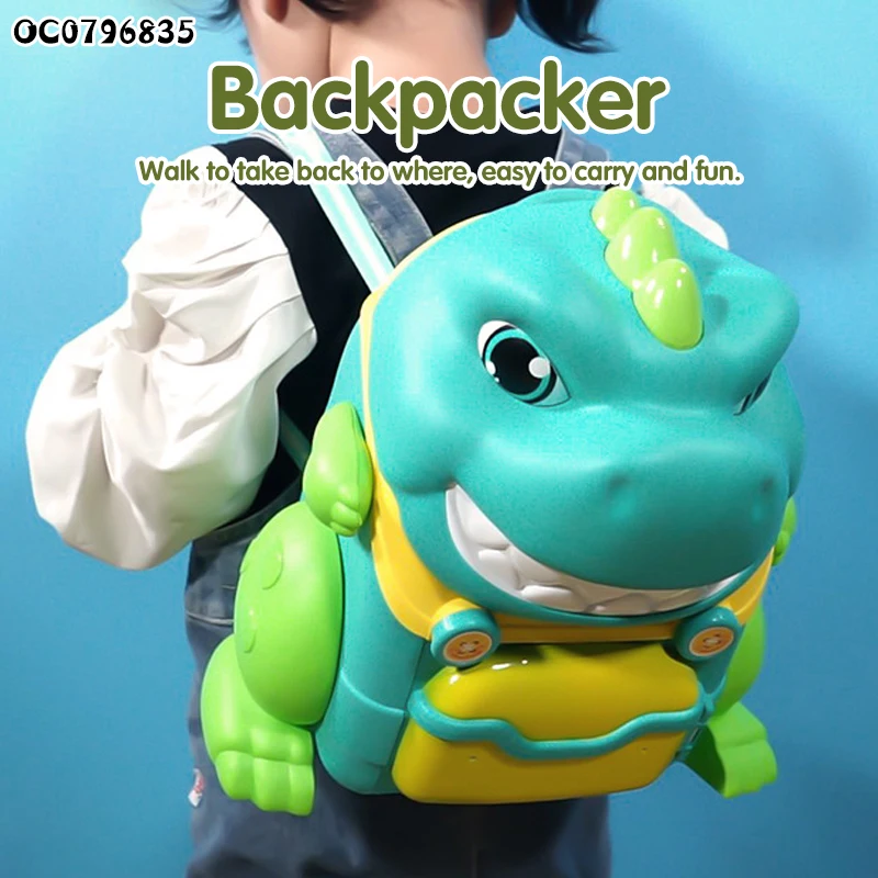 Newest storage dinosaur deformed doll house furniture play set toy for kids