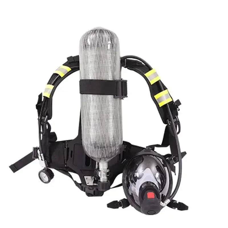 Hot Sale Full Face gas respirator Self-contained breathing apparatus Closed Circuit SCBA system with CE approval