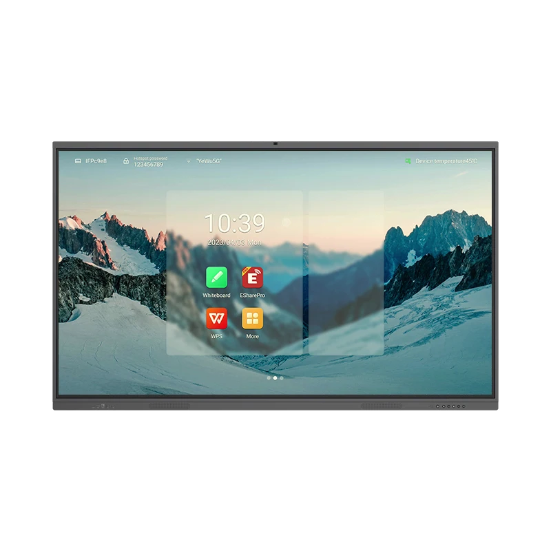 Ikinor 65 75 inches smart board 20 points interactive flat panel office school interactive white board