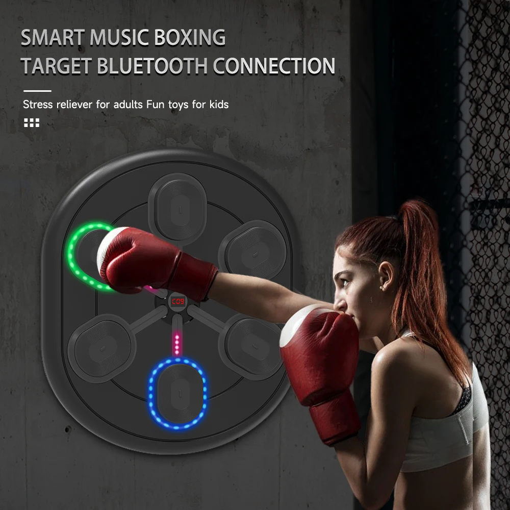 Music Wall Target Pads Home Use Fitness Equipment for Children & Adults PU Punch Boxing target & MMA Training Machine