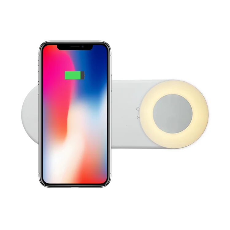 New Magnetic Night Light Lamp Plus Mobile Phone Wireless Charger Fast Wireless Charging LED Night Lights