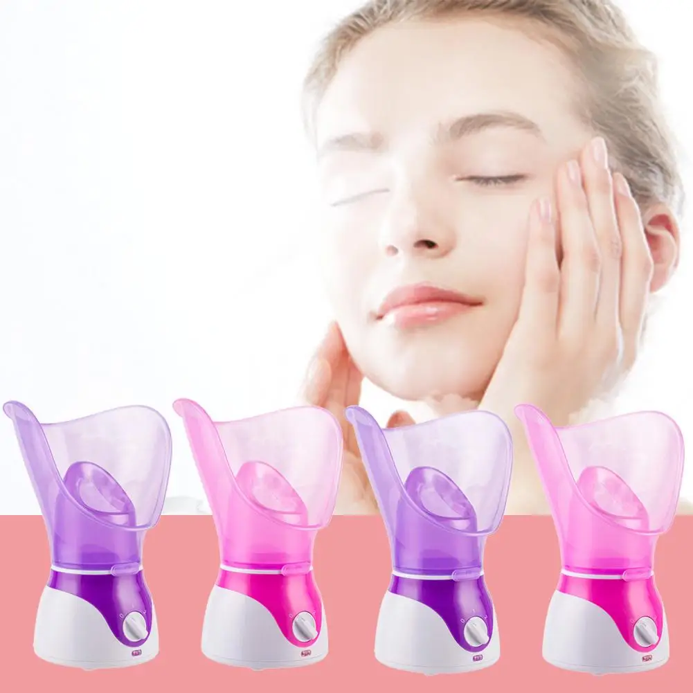  Professional Handheld Mini 2 in 1 Facial Face Steamer Deep Cleanser Mist Steam Sprayer Spa Skin Vaporizer