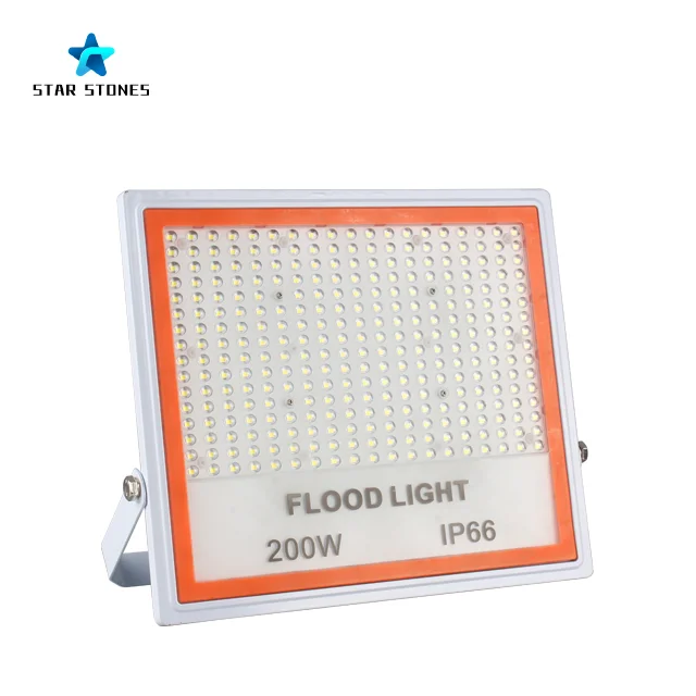 
Die cast aluminum intelligent low price IP65 200 300 400 w rechargeable led flood lamp 