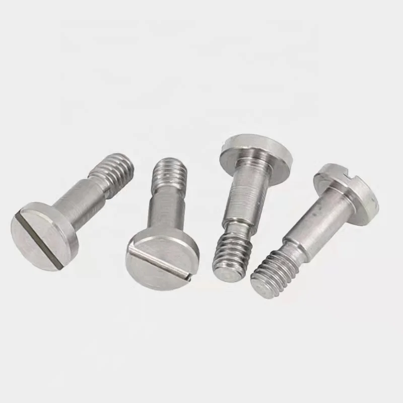 304 stainless steel slotted plug with should screw shaft sleeve screw limit bolt