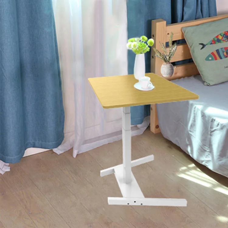 Best Electric Portable Standing Trestle Desk With One Leg adjust standing desk computer