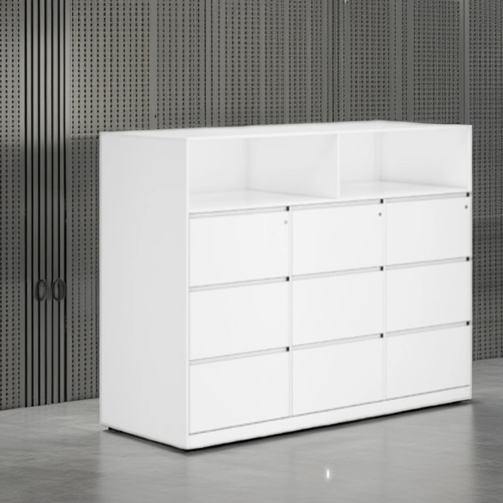 9 drawers storage cabinet for office metal steel cupboard with lock for school