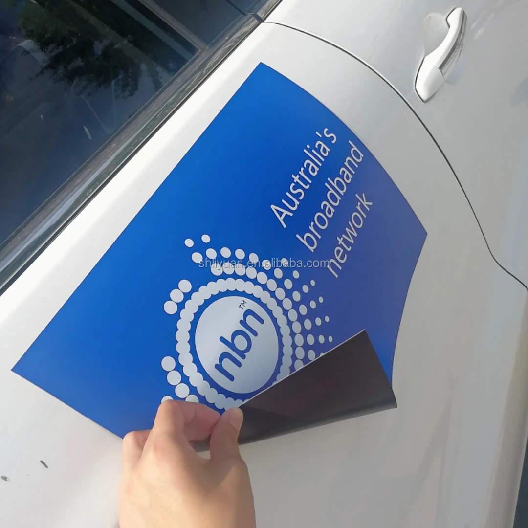 Custom die cut  for advertising exquisite quality magnet vehicle sticker Products for   decorate