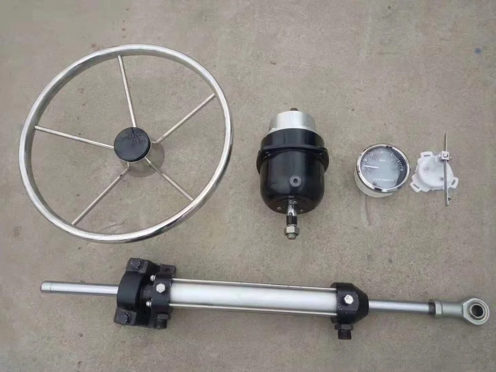 Гидравлический рулевой цилиндр двойного действия