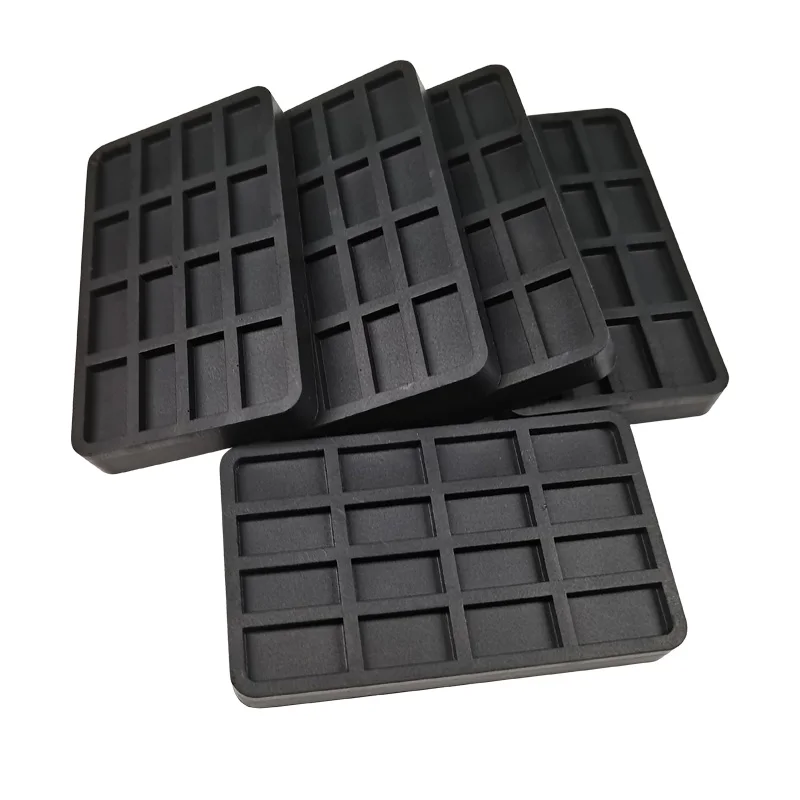 
Custom black silicone rubber furniture foot pad anti-skid shockproof rubber pad silicone rubber gasket back gum 